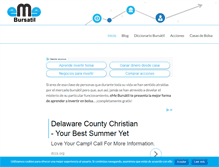 Tablet Screenshot of emebursatil.com